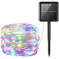 thumbnail image 1 of Morttic 200 LEDs Solar String Lights , 66 FT Christmas Solar Copper Wire Fairy Lights Flexible Waterproof Indoor Outdoor Lighting for Garden, Patio, Windows, Trees, Party (Multi Color), 1 of 11