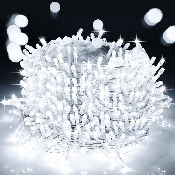 Morttic 200LED 66FT Twinkle Christmas String Lights, Waterproof 8 Modes Plug in Fairy Lights for Xmas, Tree, Party, Wedding, Garden, Outdoor Indoor Decorations