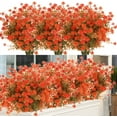 thumbnail image 1 of Morttic 24 Bundles Artificial Fall Boxwood No Fade Faux Autumn Plants, Fake Indoor Outdoor Greenery for Thanksgiving Christmas Wedding Party Home Garden Fireplace Decor (Multi), 1 of 14