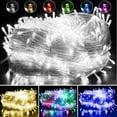thumbnail image 1 of Morttic 32.8FT String Lights Outdoor/Indoor, 100 LED Super Bright Christmas Lights, Waterproof 8 Modes Fairy Lights for Christmas Tree Garden Patio Party Wedding, 1 of 13