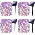 thumbnail image 1 of Morttic 4-Pack Each 132FT 400 LED Solar String Lights, Extra-Bright Christmas Decorations Outdoor with 8 Lighting Modes, Waterproof Fairy Lights for Garden Patio Party Halloween Xmas (Multicolor), 1 of 6