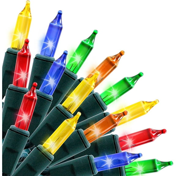 Morttic 50 LED Christmas Tree Light, 16.4FT Fairy Lights Battery Powered 8 Modes Christmas Lights for Holiday, Xmas, New Year, Wedding, Party, Home, Indoor, Outdoor Decorations(Multicolor)