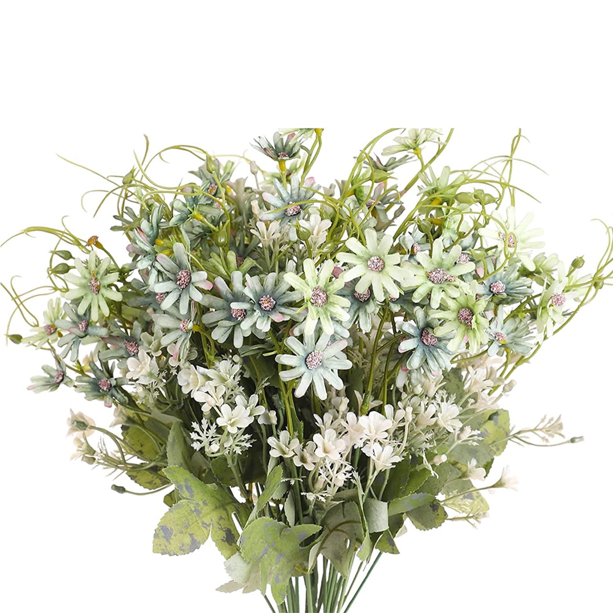 Champagne Silk Daisy Outdoor Faux Flower Bouquet