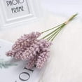 thumbnail image 1 of Morttic 6pcs Artificial Vanilla Mini Foam Berry Spike Flowers Vanilla Spike Fake Flowers for Home Plant Wall Decoration Cereals Plant Heap (Light Purple), 1 of 8