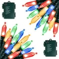 thumbnail image 1 of Morttic Battery Operated Christmas Lights, 2 Pack 16.4 FT 50 LED Mini String Lights, Waterproof Fairy Lights with 8 Modes Christmas Decorations for Indoor Outdoor Garden Party Decor (Multi-Colored), 1 of 6