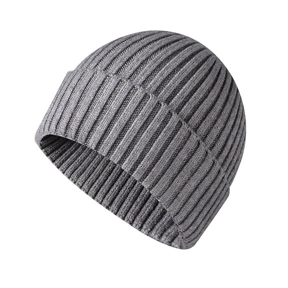 Morttic Beanie Hat for Women Men Winter Hat Womens Cuffed Beanies Knit Skull Cap Warm Ski Hats (Grey)