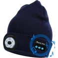 thumbnail image 1 of Morttic Bluetooth Beanie Hat with Light, USB Rechargeable Music Winter Hat Wireless Beanie with Headlamp Built-in Microphone and Stereo Speaker Flashlight Hat for Running Cycling Skiing Hiking Camping, 1 of 7