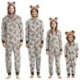 thumbnail image 1 of Morttic Christmas Family Matching Jumpsuits One-Piece Hooded Zipper Romper for Baby Kids Adults Pajamas, 1 of 7