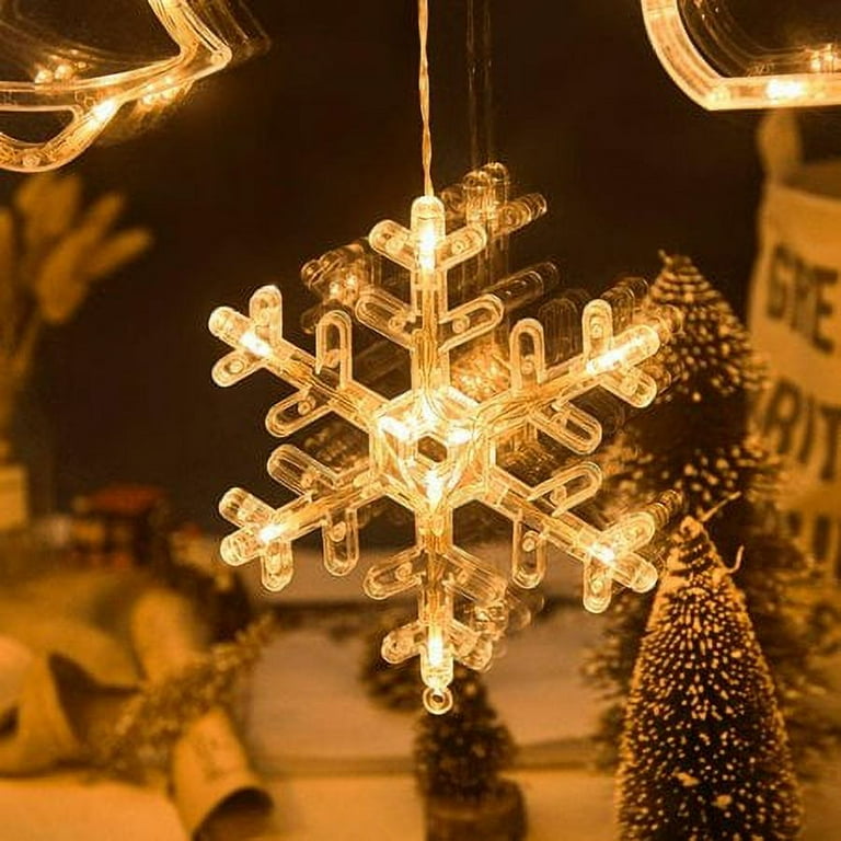 Christmas window lights sales battery operated