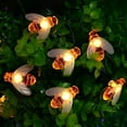 thumbnail image 1 of Morttic Honey Bees String Lights, 3M 20 LED Honey Bees Battery Power for Outdoor Garden Summer Party Wedding Xmas Decoration (Warm White), 1 of 14