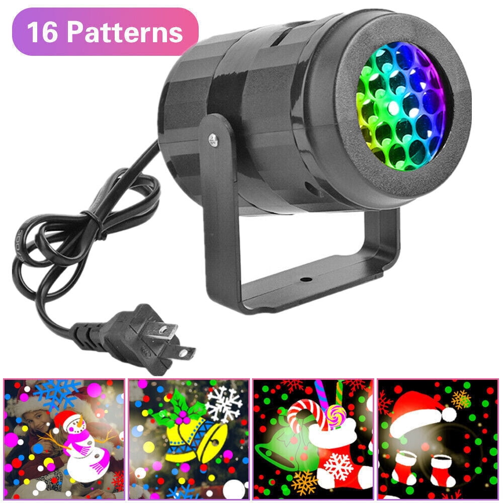 Morttic In/Outdoor LED Christmas Projector Laser Light Landscape Xmas Snow Moving Lamp