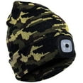 thumbnail image 1 of Morttic LED Beanie Hat with Light, USB Rechargeable 4 LED Headlamp Cap, Warm Winter Knitted Hat with LED Flashlight for Men Women Hiking, Biking, Camping (Camouflage), 1 of 9