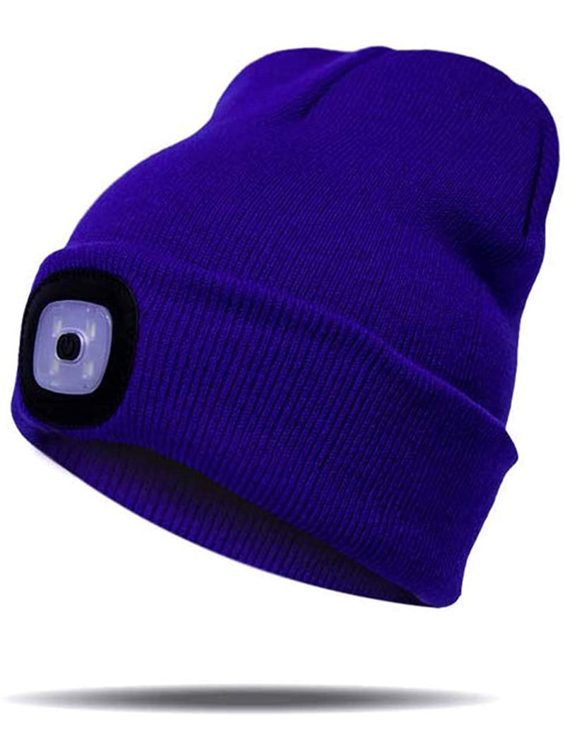 Morttic LED Beanie Hat with Light,USB Rechargeable Light Up  display picture 3