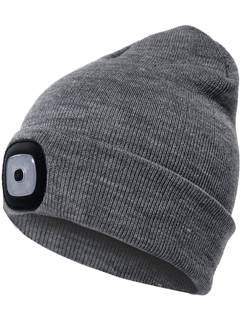 Morttic LED Beanie Hat with Light,USB Rechargeable Light Up  display picture 2