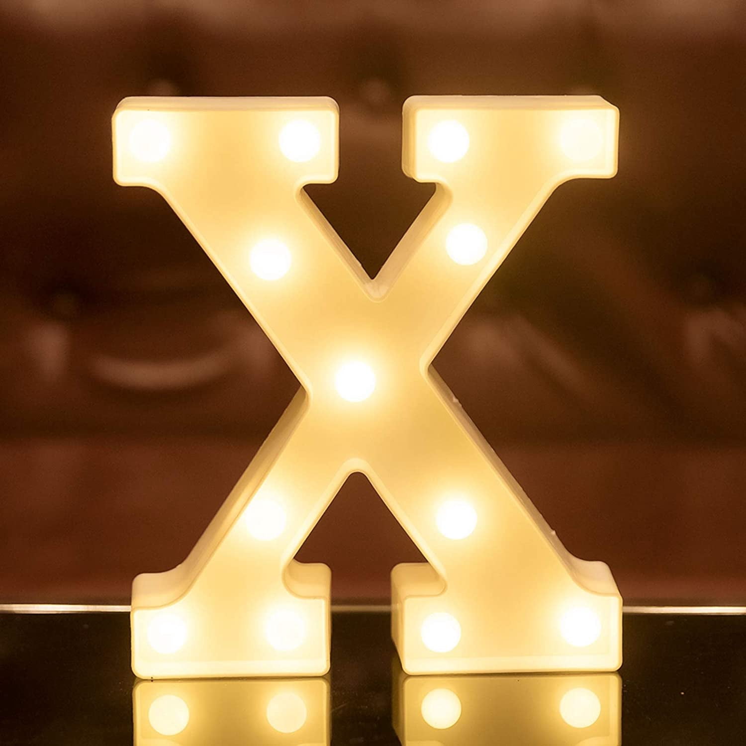 Morttic LED Letter Lights Alphabet Light Up Sign for Night Light Home ...