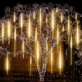 thumbnail image 1 of Morttic LED Meteor Shower Lights 30/50cm Waterproof Xmas Decoration Light Falling String Lights for Party Christmas Lights, 1 of 6