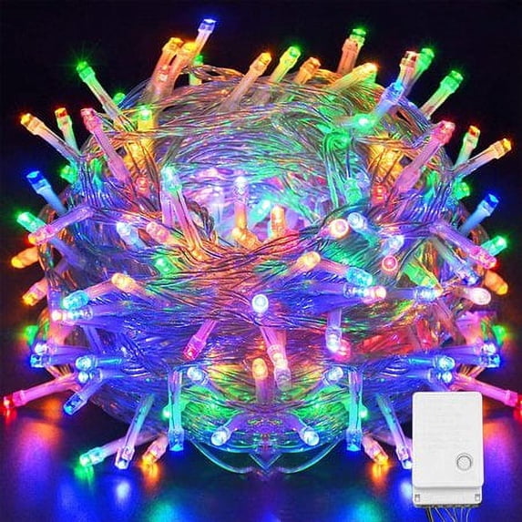 Morttic LED String Lights Indoor Outdoor, 66ft 200 LED Mini String Lights 8 Modes Waterproof Fairy Lights for Christmas Tree Wedding Garden Party Bedroom Wall DecorMulticolor