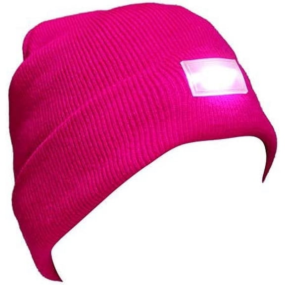 Morttic Led Beanie with Light, Hat with Light Built in for Winter Safety, Unisex Warm Knit Hat Fits Most Men, Women, Lighted Beanie Hat Flashlight Stocking Cap with Headlamp, Gifts for Runners