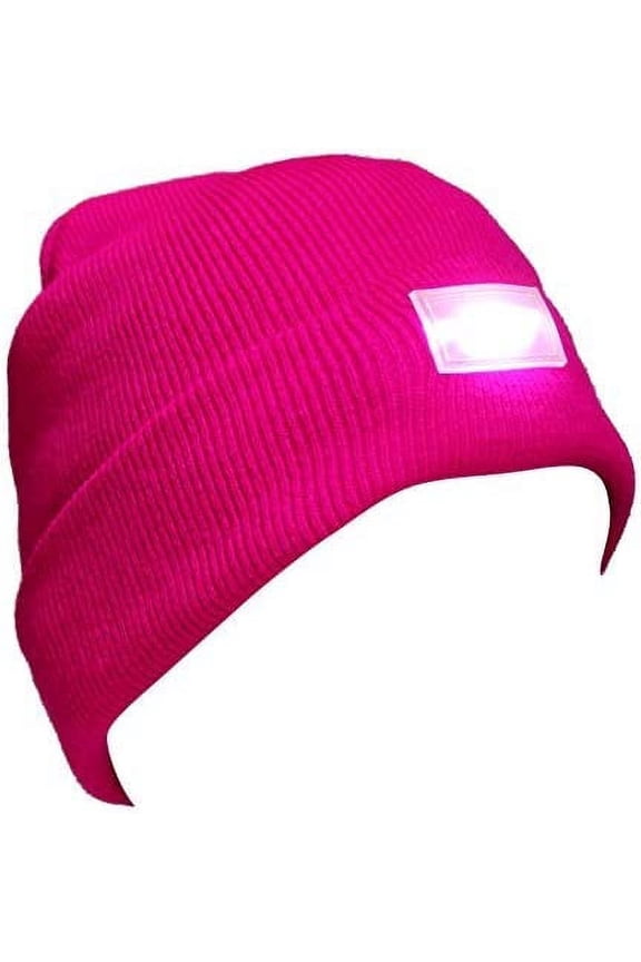 Unisex 5 LED Lighted Cap Hat Winter Warm Beanie Angling Hunting Camping Running Fishing