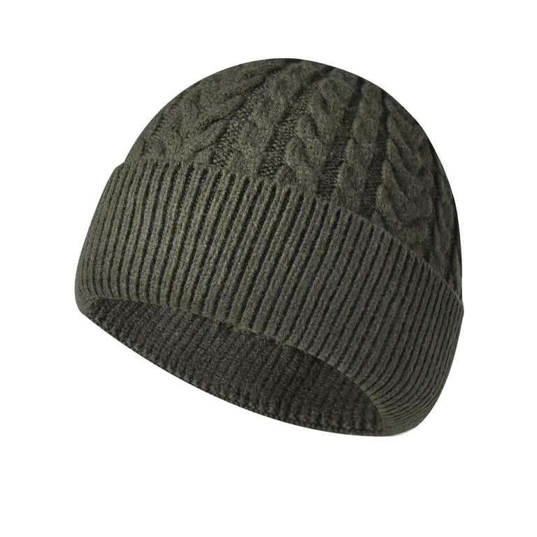 MŪHLBAUER Cable-Knit Hat - Army Green Muhlbauer – Big Bag main image 3
