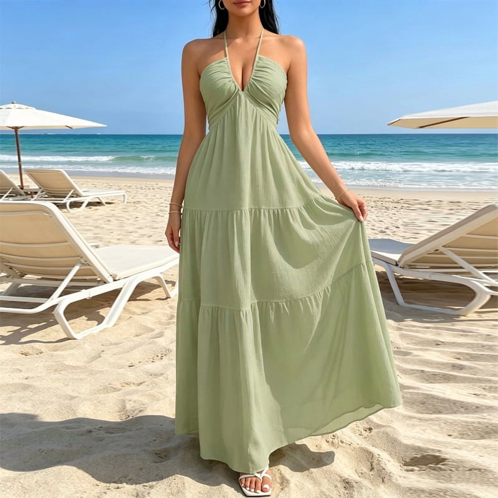 green dress walmart Light Dresses for Women and Girls CBedroomFlashSale1025