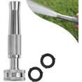 thumbnail image 1 of Morvat Nickel Plated Brass Metal Twist Garden Hose Nozzle, 1 of 8