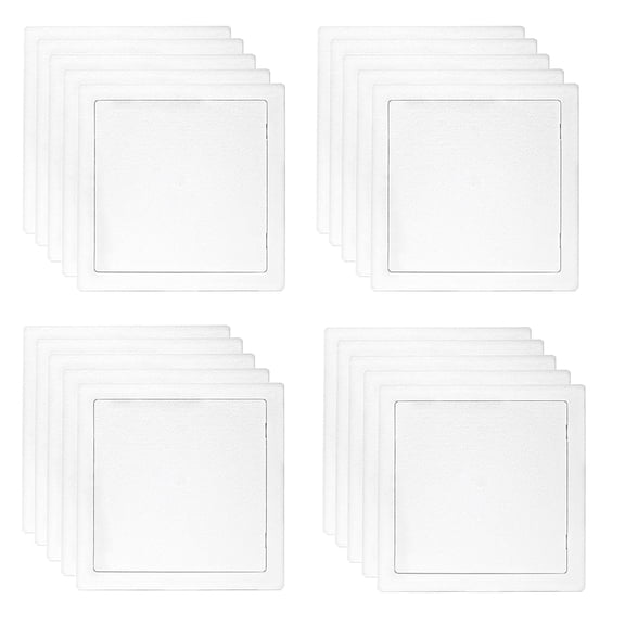 Morvat Plastic Access Panel 12 X 12, Access Door for Drywall, Access Panel for Drywall, Wall Access Panel, Plumbing Access Panel, Heavy Durable Plastic, White - 20 Pack