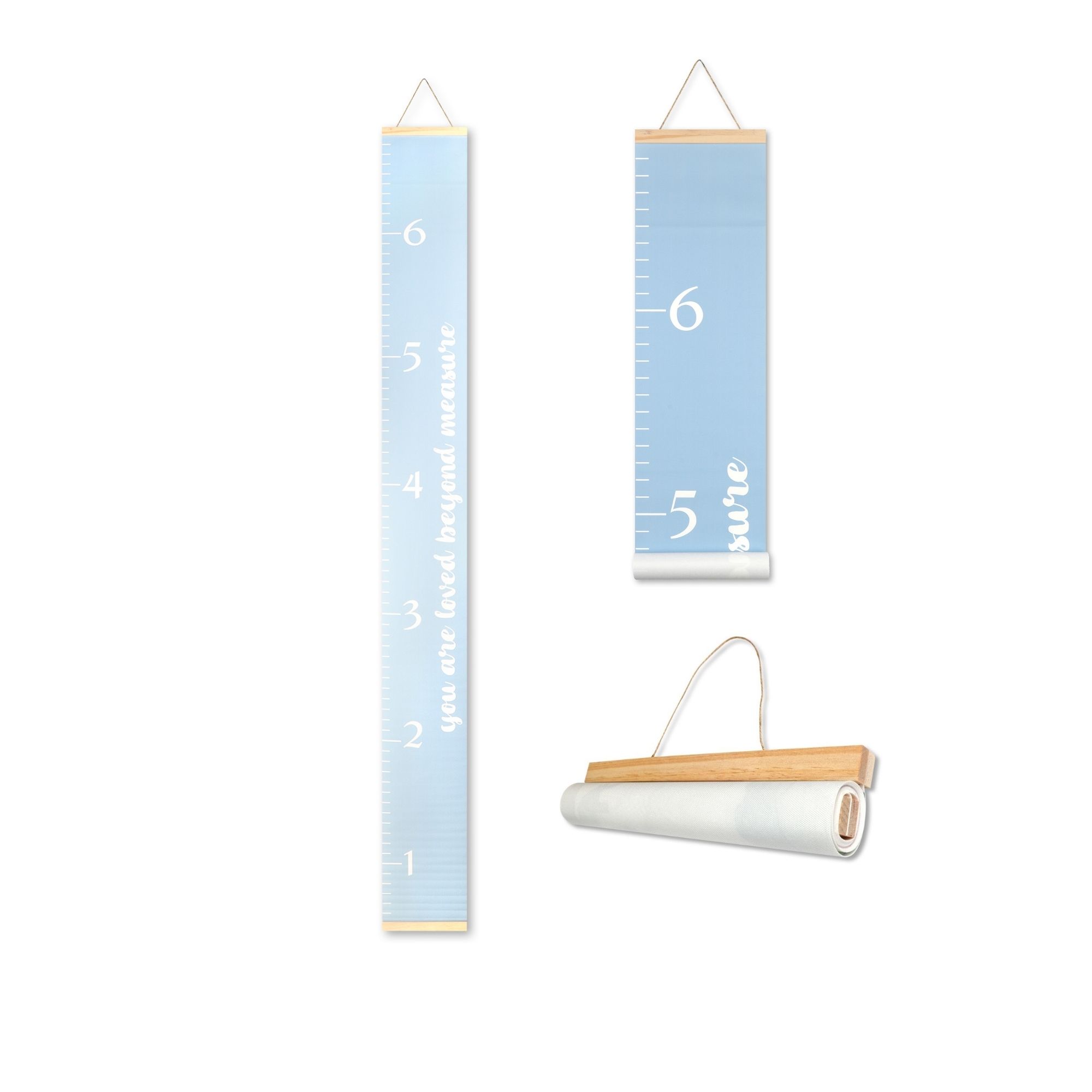 Growth Chart Ruler Decal (Right-Aligned) - Children's Vinyl Wall Decal ...