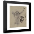 thumbnail image 1 of Mosè Bianchi 12x14 Black Modern Framed Museum Art Print Titled - Study of the Figure and Head of Christ in ‘Christ on the Cross and Mary Magdalene’ (C. 1879), 1 of 5