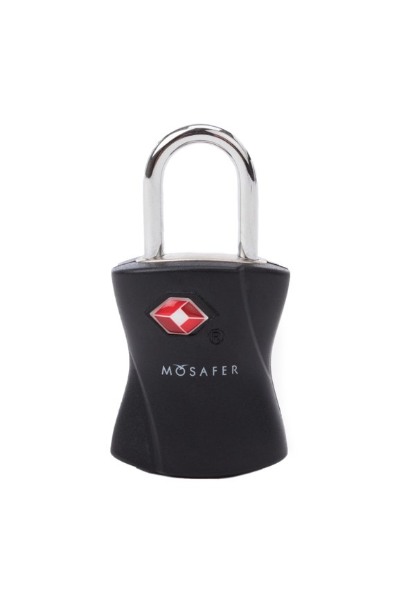 TSA Approved Ladybird Luggage Padlock - Black