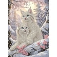 thumbnail image 1 of Mosaflare Snow Leopard Pearl Diamond Painting Kit for Adults,DIY Diamond Art for Home Decoration 12×16 inch HD Canvas, 1 of 8