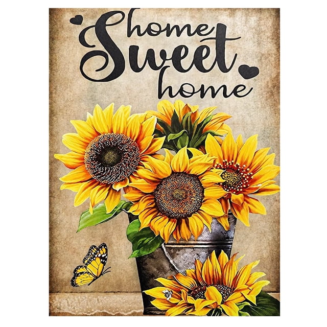 Mosaflare Sunflower Diamond Painting Kit,DIY Full Drill Flower Diamond ...