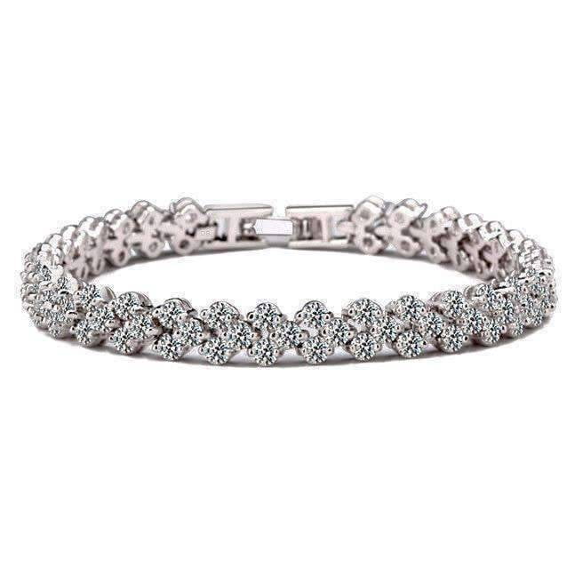 Cz diamond shop tennis bracelet