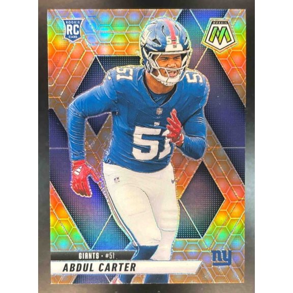 Mosaic Abdul Carter #317 Base Rookies Honeycomb Prizm