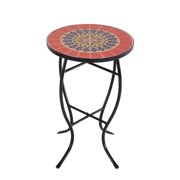 Mosaic Art Collection Accent Table Sage
