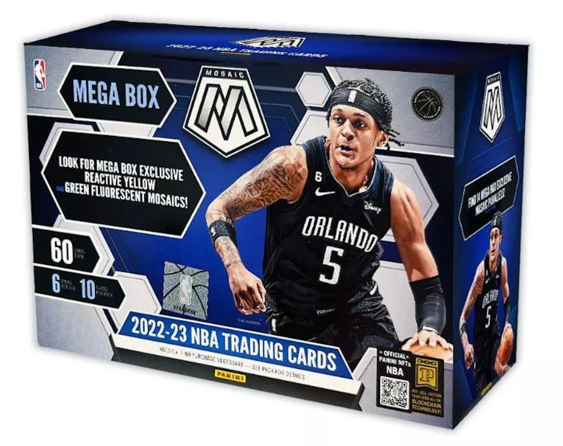 202223 Panini Mosaic Basketball Mega Box (Reactive Yellow /Green