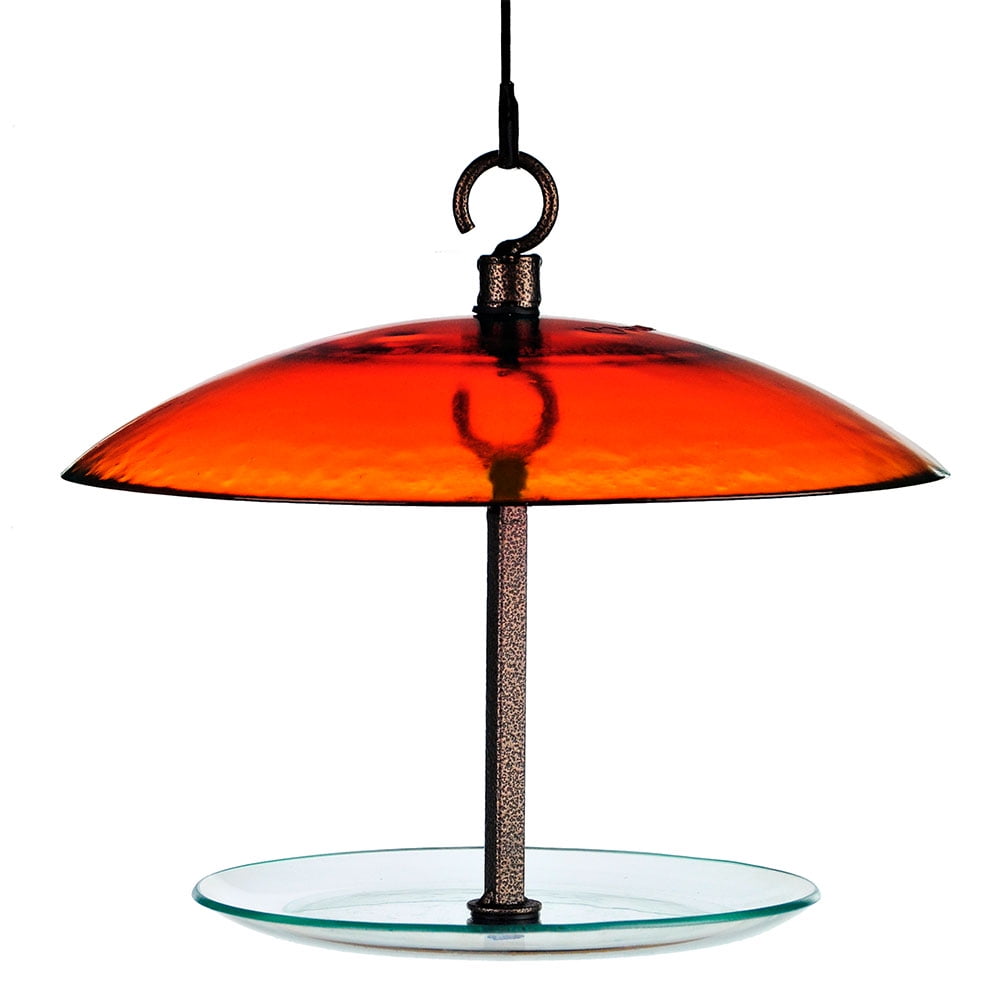 Mosaic Birds 360 Degree Petite Seed Cylinder Feeder, M392-200-15, 15 Inch wide, Fading Sunset