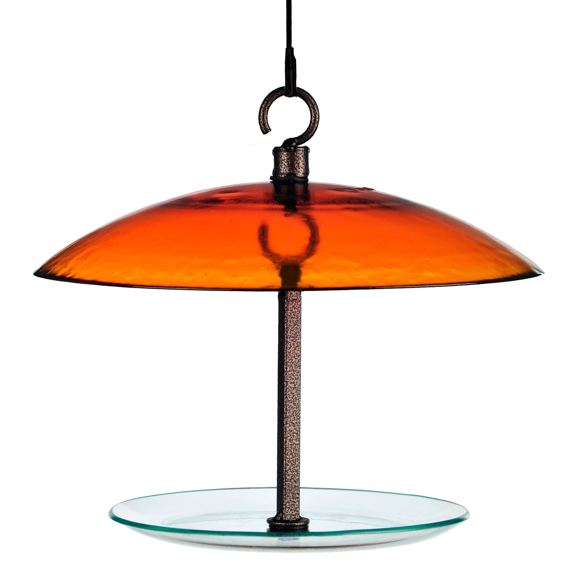Mosaic Birds 360 Degree Petite Seed Cylinder Feeder, , 11 Inch wide, Sunset Orange