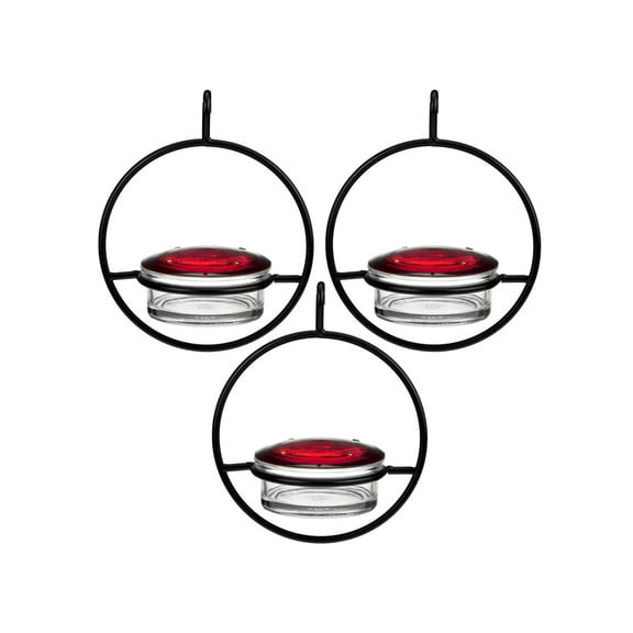 Mosaic Birds Recycled Glass & Metal Hummble Slim Hummingbird Feeder, Hanging Bird Feeder for Outdoors, 3.4 oz