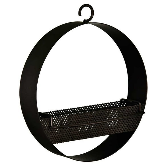 Mosaic Birds Bistro Bird Feeder - Premium Metal Bird Feeder, Chew-Proof, Weather & Water Resistant, 16.9oz, 1 Piece, Black