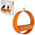 thumbnail image 1 of Mosaic Birds Bistro Bird Feeder - Premium Metal Bird Feeder, Chew-Proof, Weather & Water Resistant, 16.9oz, 1 Piece, Orange, 1 of 7