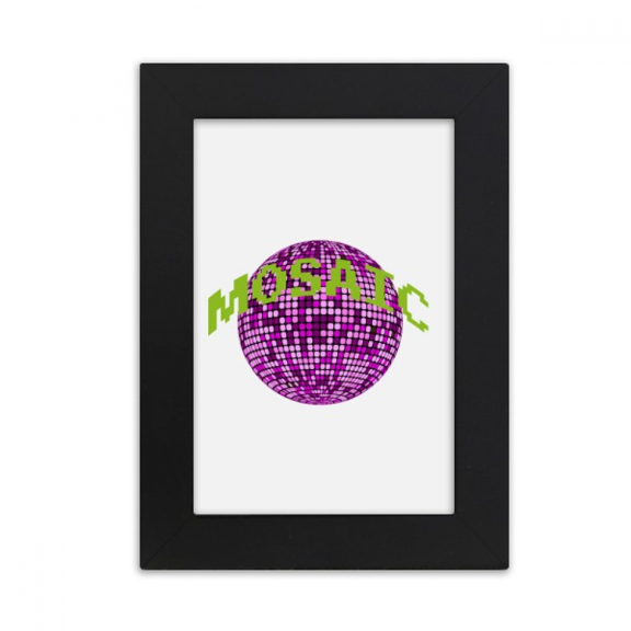 Mosaic Earth Surrounds Densely Desktop Photo Frame Picture Display Art Painting Exhibit