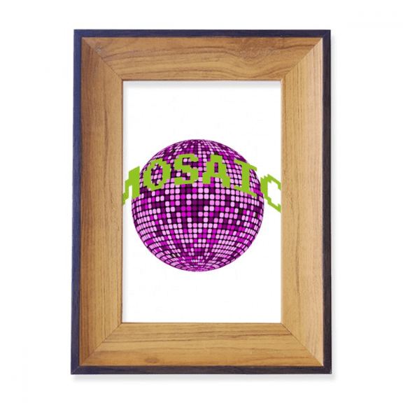 Mosaic Earth Surrounds Densely Photo Frame Exhibition Display Art Desktop Painting