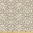 thumbnail image 1 of Ambesonne Mosaic Fabric by the Yard Upholstery, Antique Roman Cultural, 2 Yards, White Peach Tan, 1 of 4