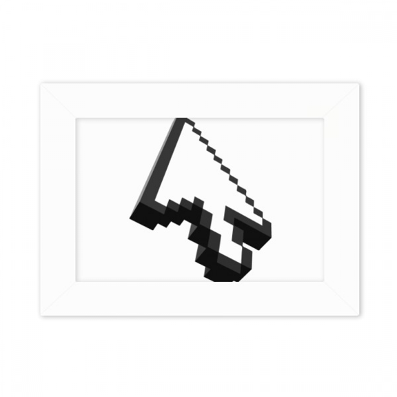 Mosaic Game Nostalgia Art Deco Fashion Photo Mount Frame Picture Art Painting Desktop 5x7 inch