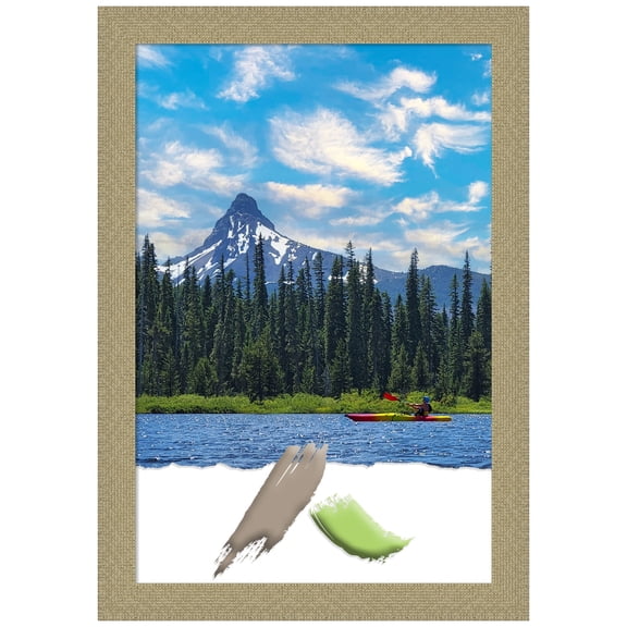 Mosaic Gold Picture Frame, Photo Frame, Art Frame