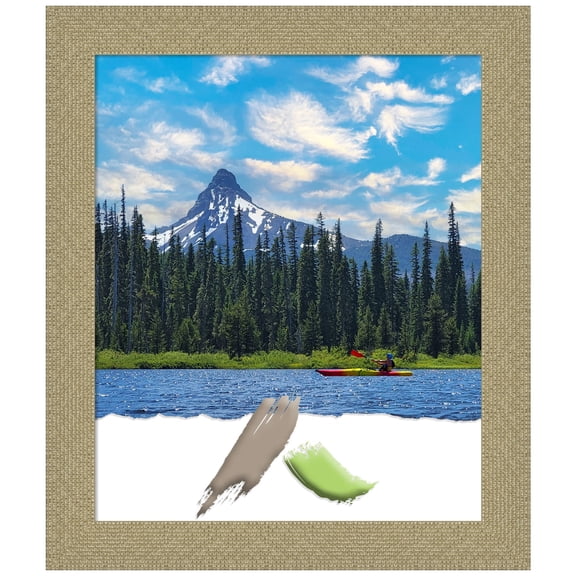 Mosaic Gold Picture Frame, Photo Frame, Art Frame