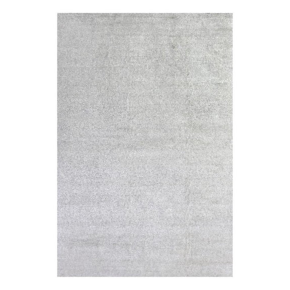 Mosaic Hand-Knotted Bamboo Silk Ivory 14'x18' Area Rug