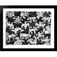 thumbnail image 1 of Mosaic I 36x28 Large Black Wood Framed Print Art by M.C. Escher, 1 of 2