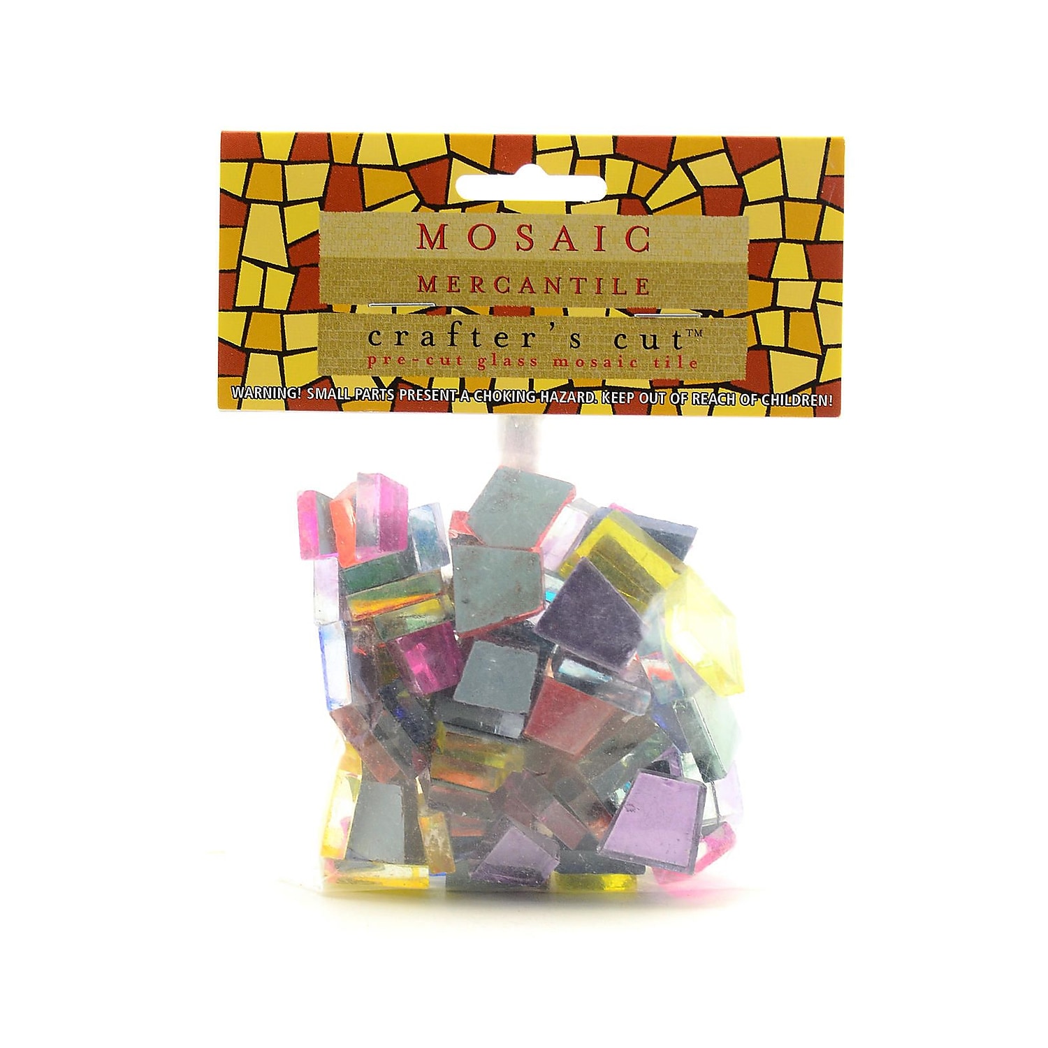 Mosaic Mercantile CC-MR Crafters Cut Colored Mirrors 1-2 Pound-Pkg-Assorted - image 1 of 2